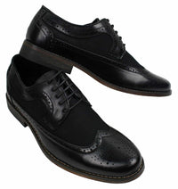 Muške brogue kožne cipele talijanskog dizajnera elegantne ležerne smeđe crne tamnoplave retro