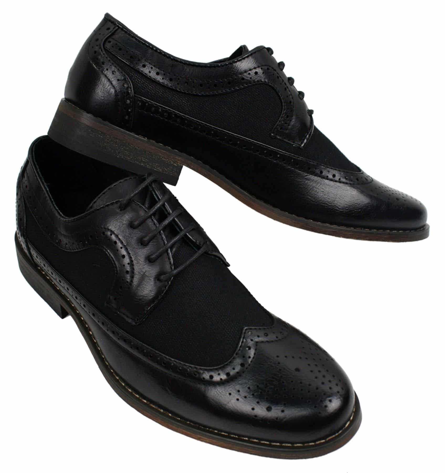 Muške brogue kožne cipele talijanskog dizajnera elegantne ležerne smeđe crne tamnoplave retro