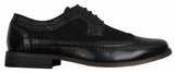 Muške brogue kožne cipele talijanskog dizajnera elegantne ležerne smeđe crne tamnoplave retro