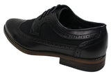 Muške brogue kožne cipele talijanskog dizajnera elegantne ležerne smeđe crne tamnoplave retro
