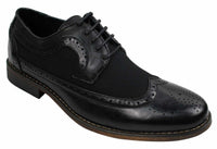 Muške brogue kožne cipele talijanskog dizajnera elegantne ležerne smeđe crne tamnoplave retro