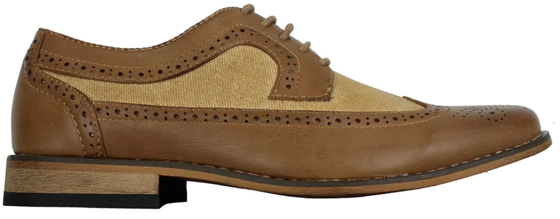 Muške brogue kožne cipele talijanskog dizajnera elegantne ležerne smeđe crne tamnoplave retro