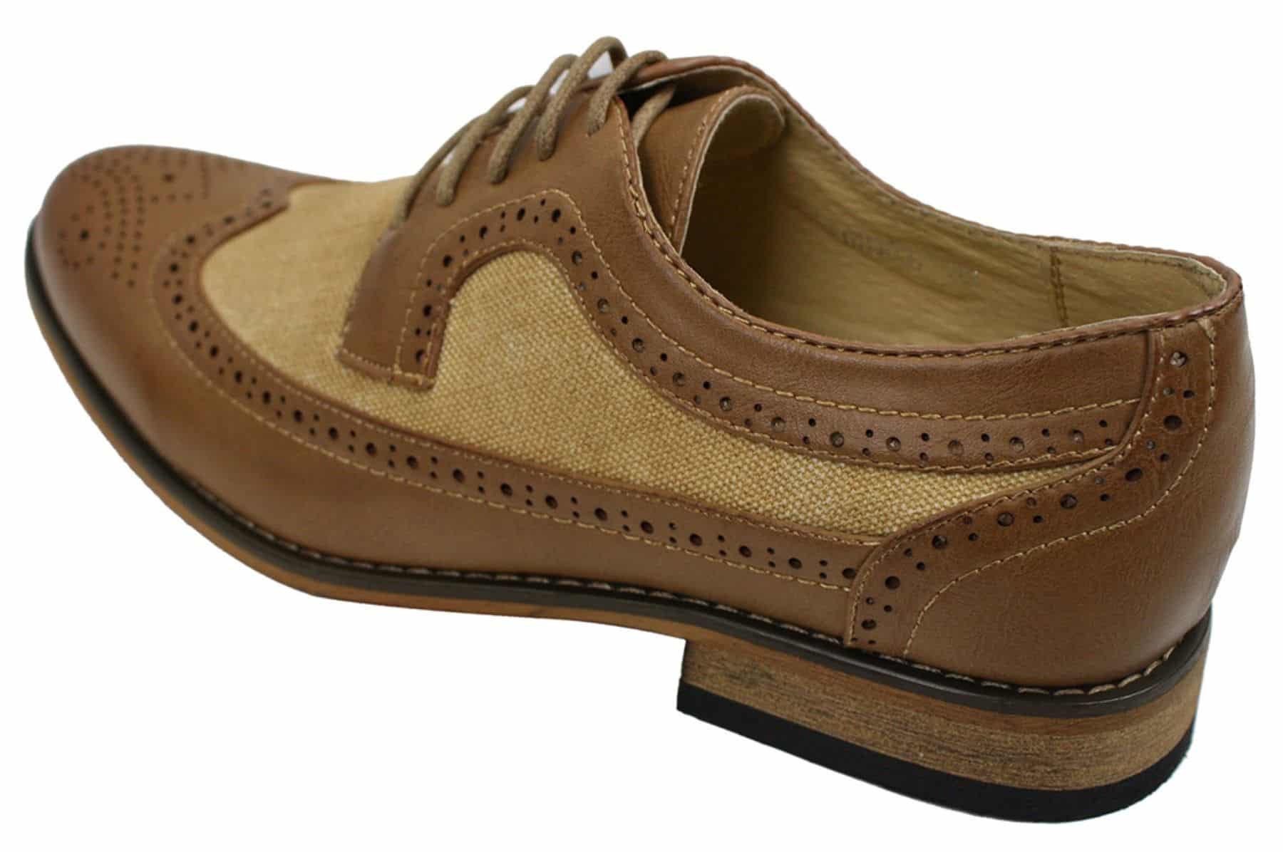 Muške brogue kožne cipele talijanskog dizajnera elegantne ležerne smeđe crne tamnoplave retro
