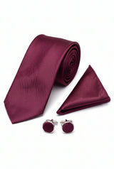 Muški bordo set kravate