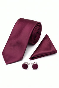 Muški bordo set kravate
