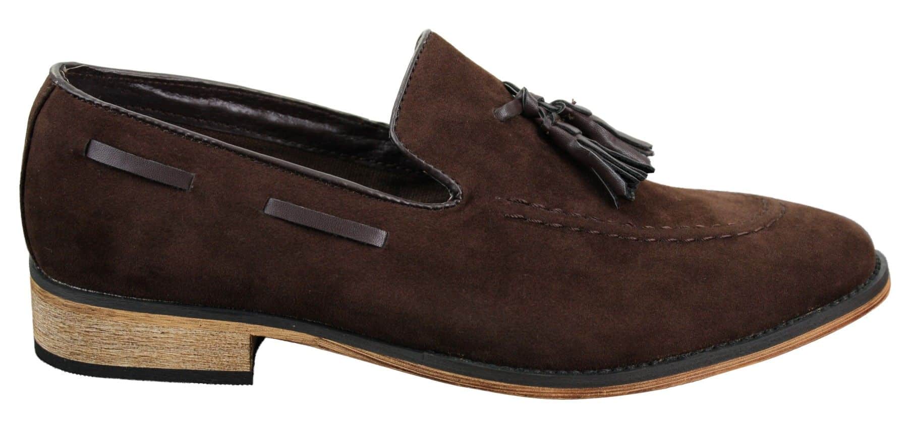 Muške talijanske slip-on cipele za vožnju, mokasine, rese, antilop, koža, plave, crne, smeđe