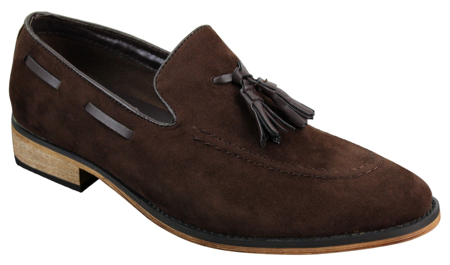 Muške talijanske slip-on cipele za vožnju, mokasine, rese, antilop, koža, plave, crne, smeđe