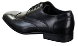 Muške kožne brogue cipele s vezicama, talijanske dizajnerske cipele, elegantne formalne, klasične, retro