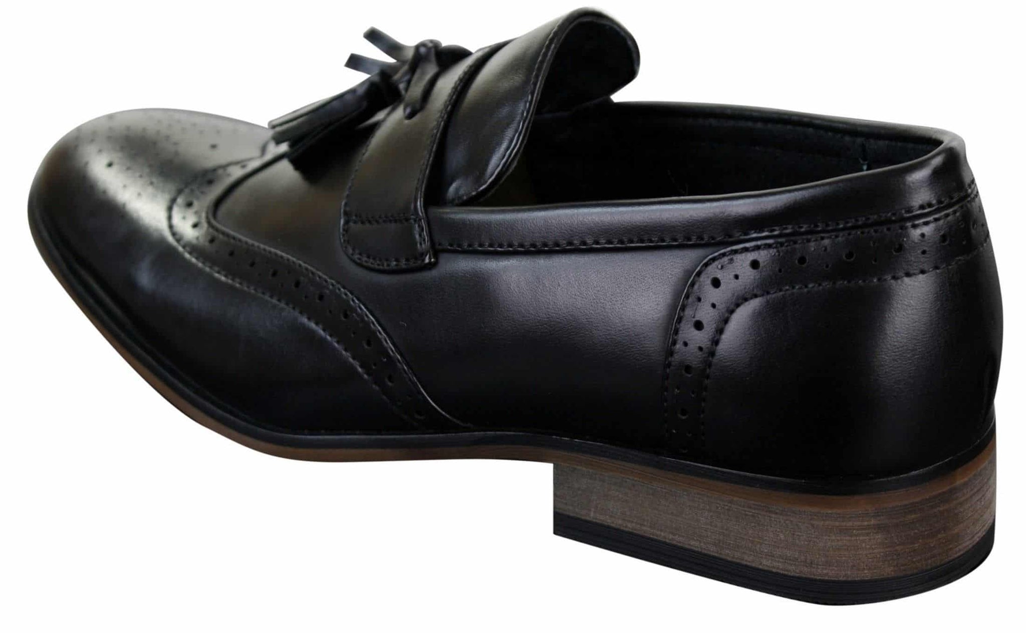 Muške kožne slip-on cipele s resama, brogue cipele za vožnju, mokasine, klasične, vintage, retro