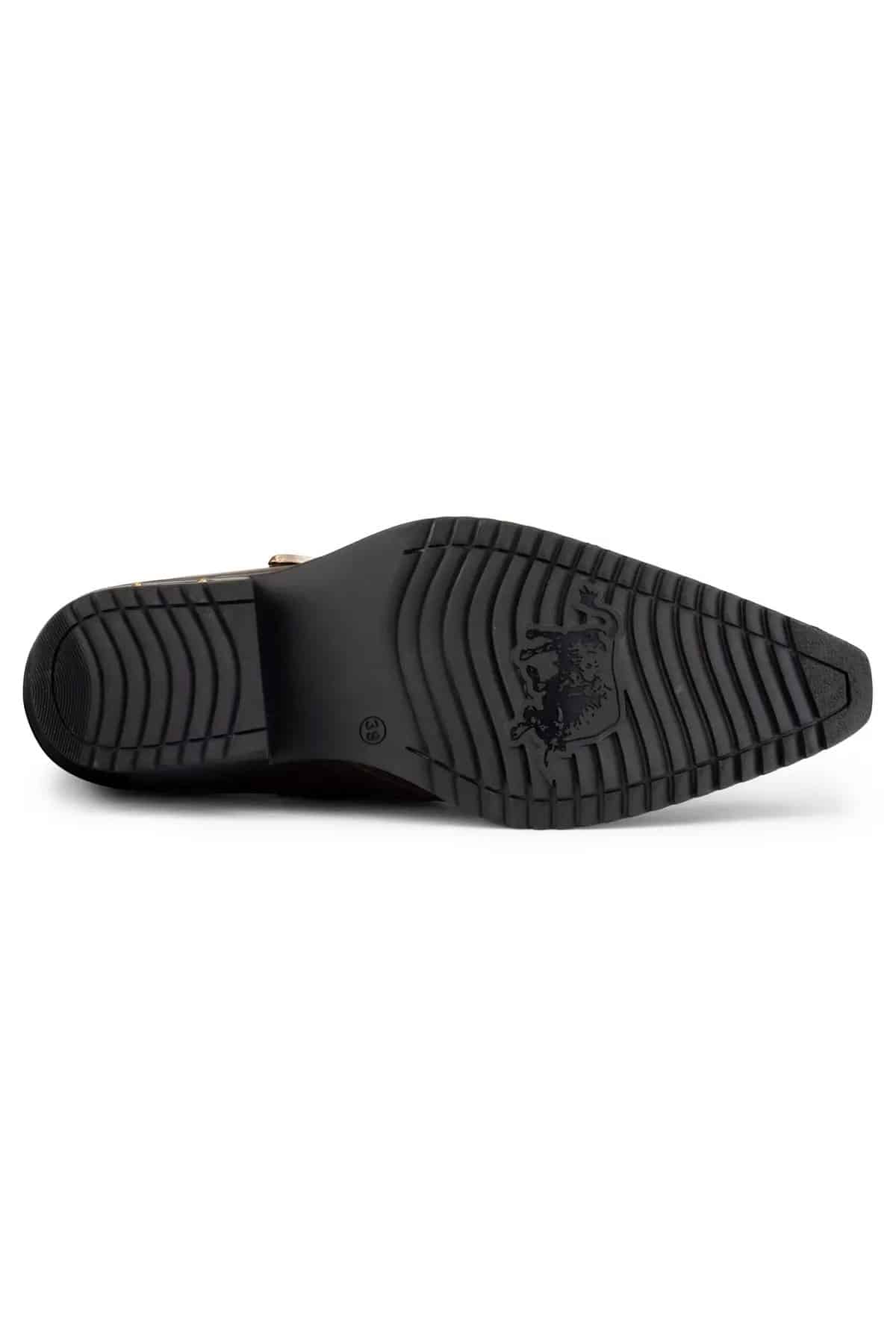 Muške cipele za jahanje od prave kože s kopčom