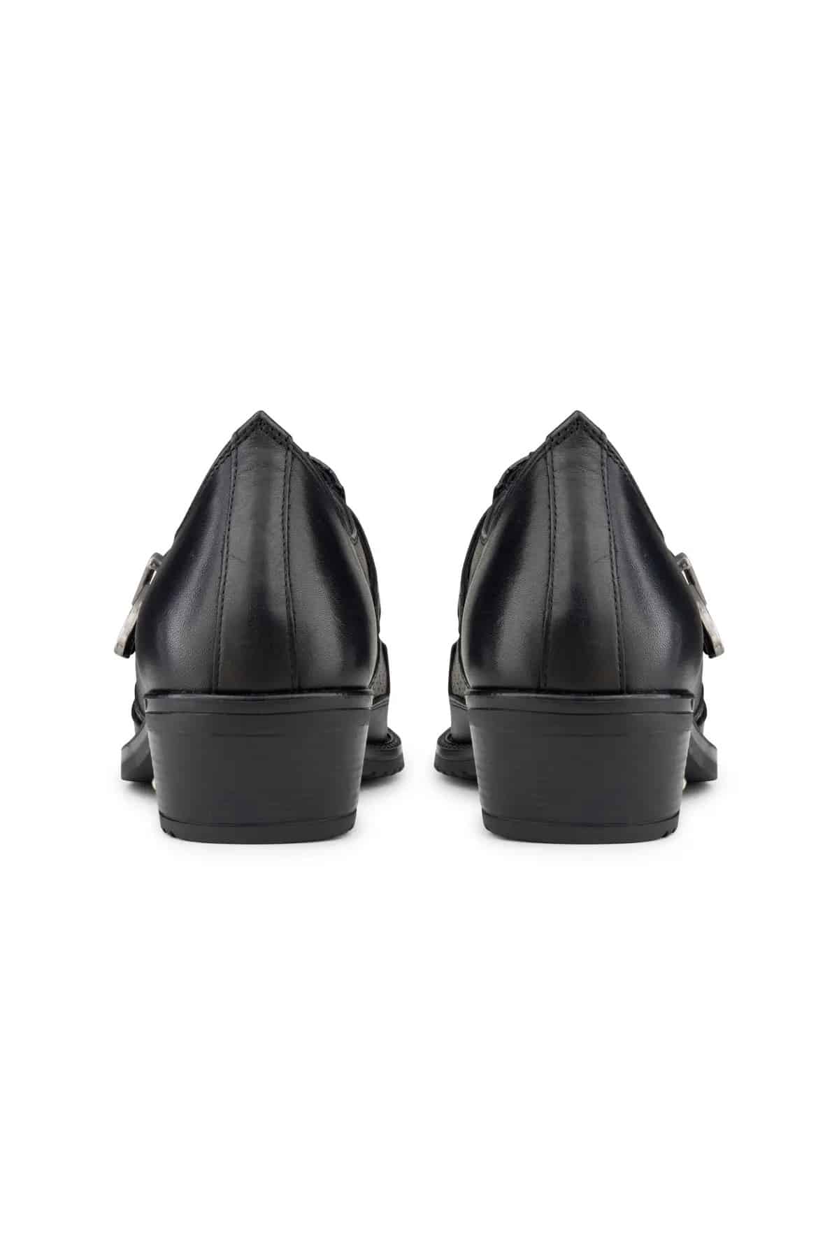 Muške cipele za jahanje od prave kože s kopčom