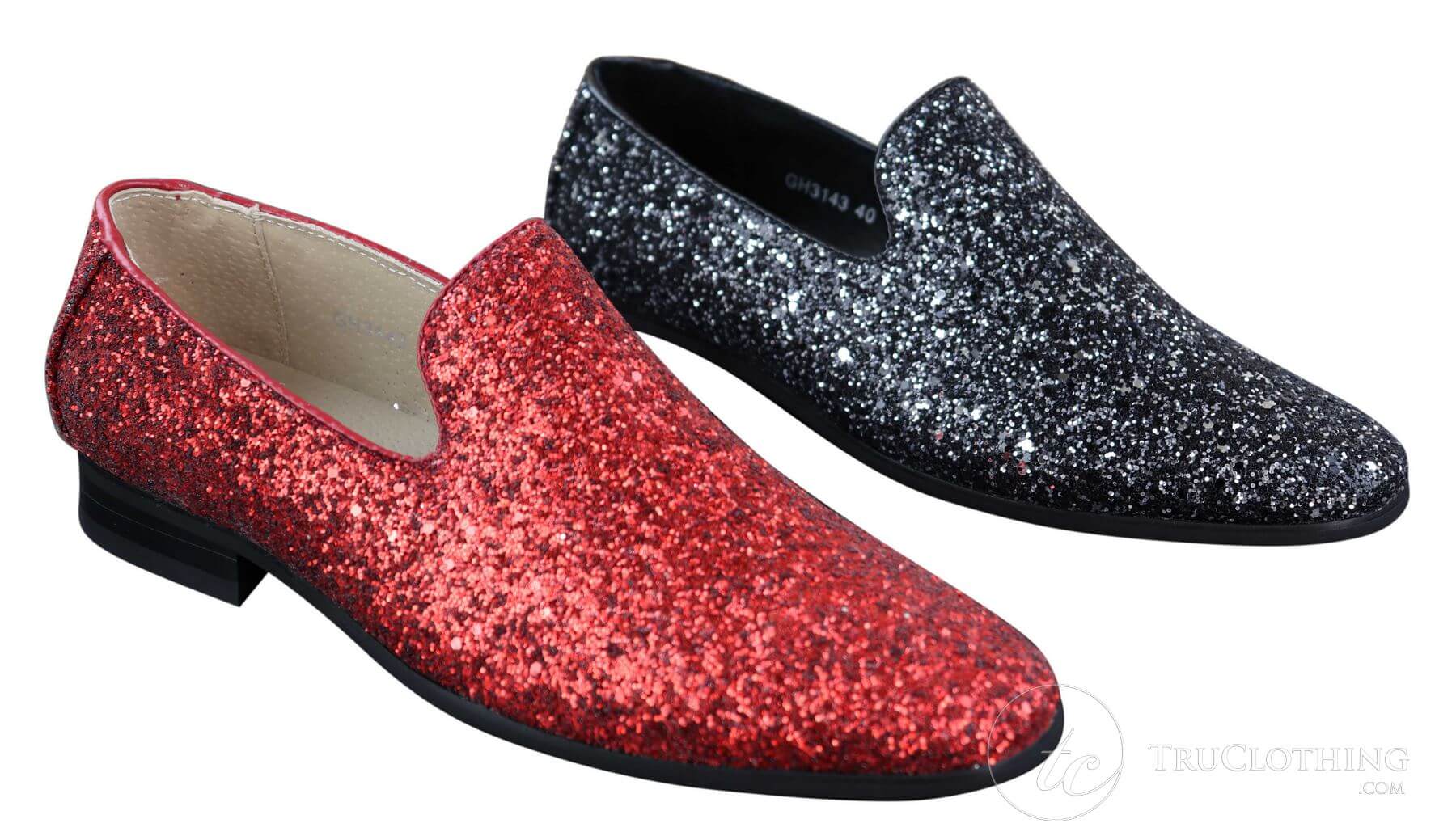 Muške sjajne cipele za zabavu s glitterom