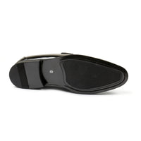 Muške lakirane mokasine od veganske kože i baršuna s detaljima