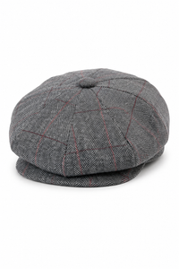 Muška kapa Peaky Blinders s tvidom i kockastim uzorkom