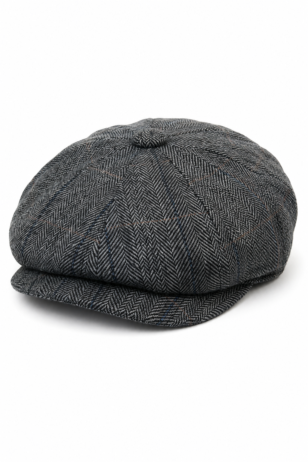 Muška kapa Peaky Blinders s tvidom i kockastim uzorkom