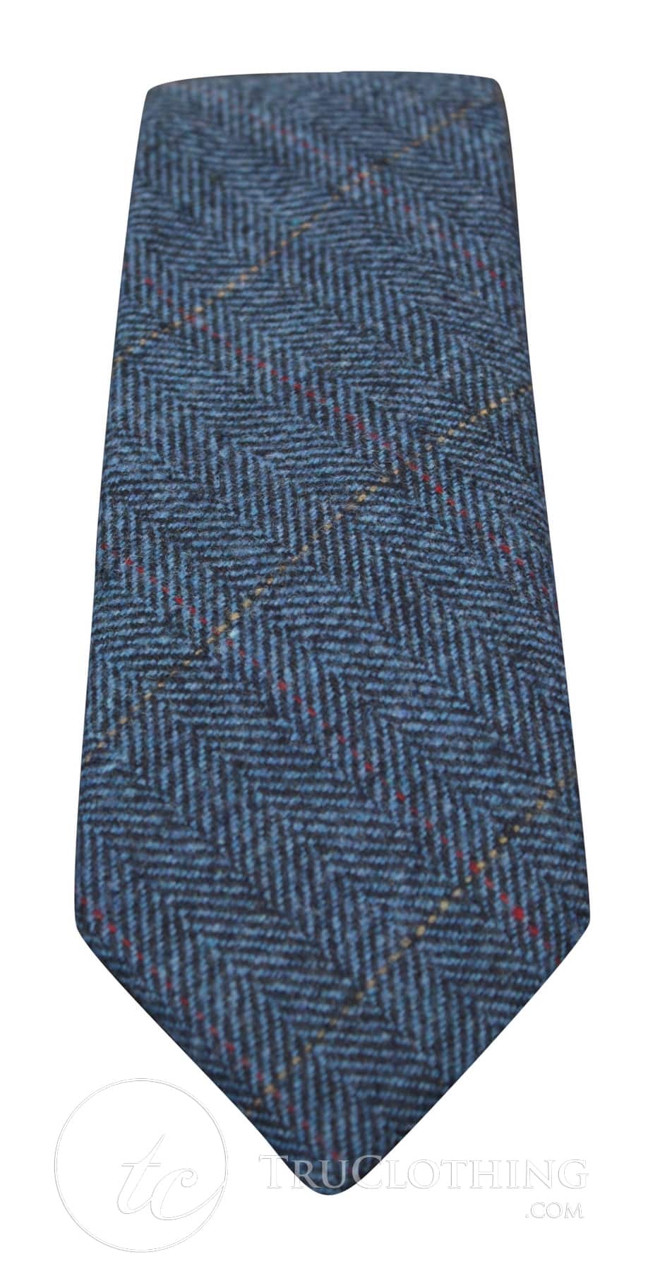 Muške kravate Marc Darcy s teksturom riblje kosti, klasični vintage retro deon