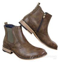 Muške vintage gležnjače brogue - Cavani Fox