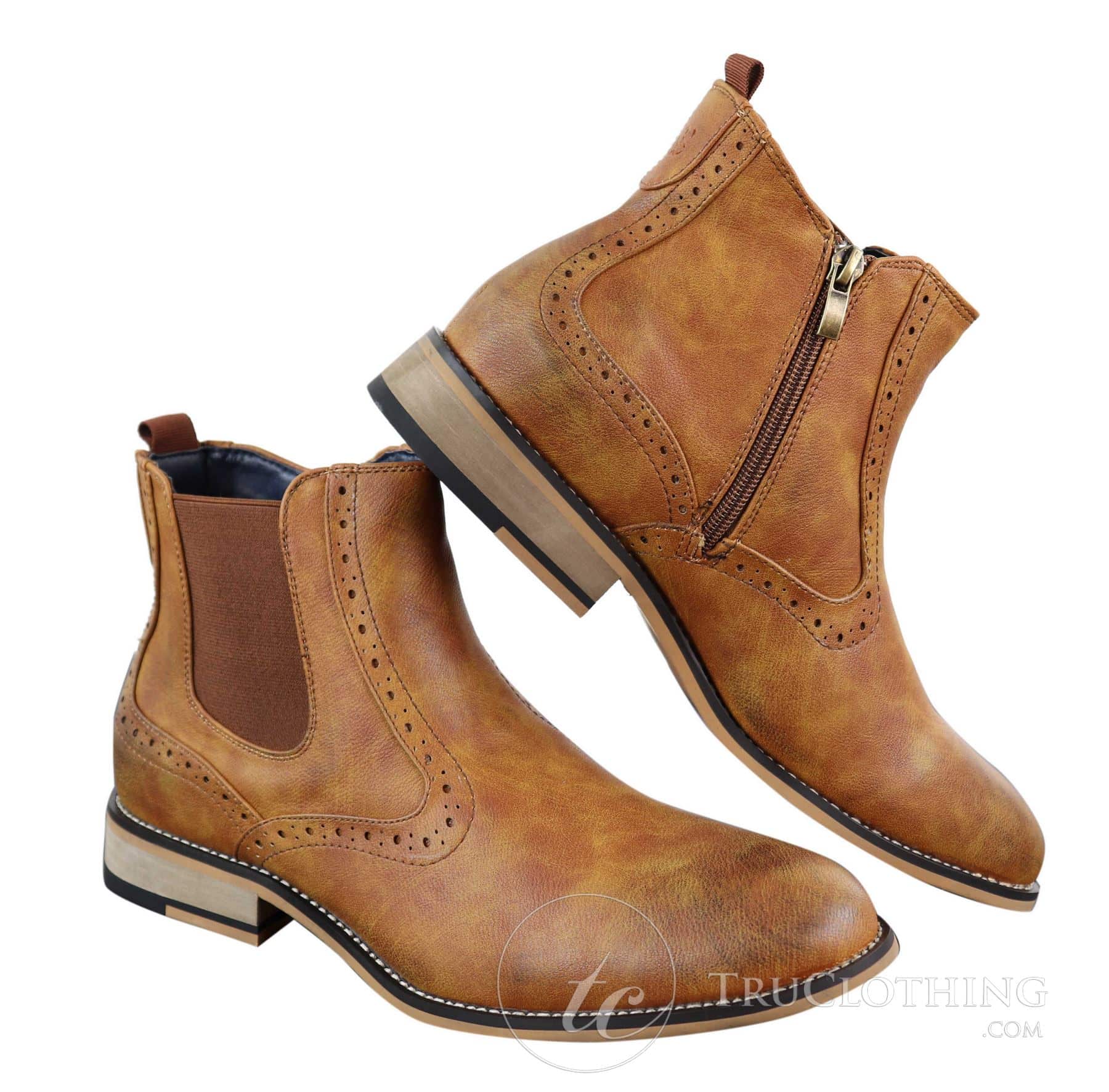 Muške vintage gležnjače brogue - Cavani Fox