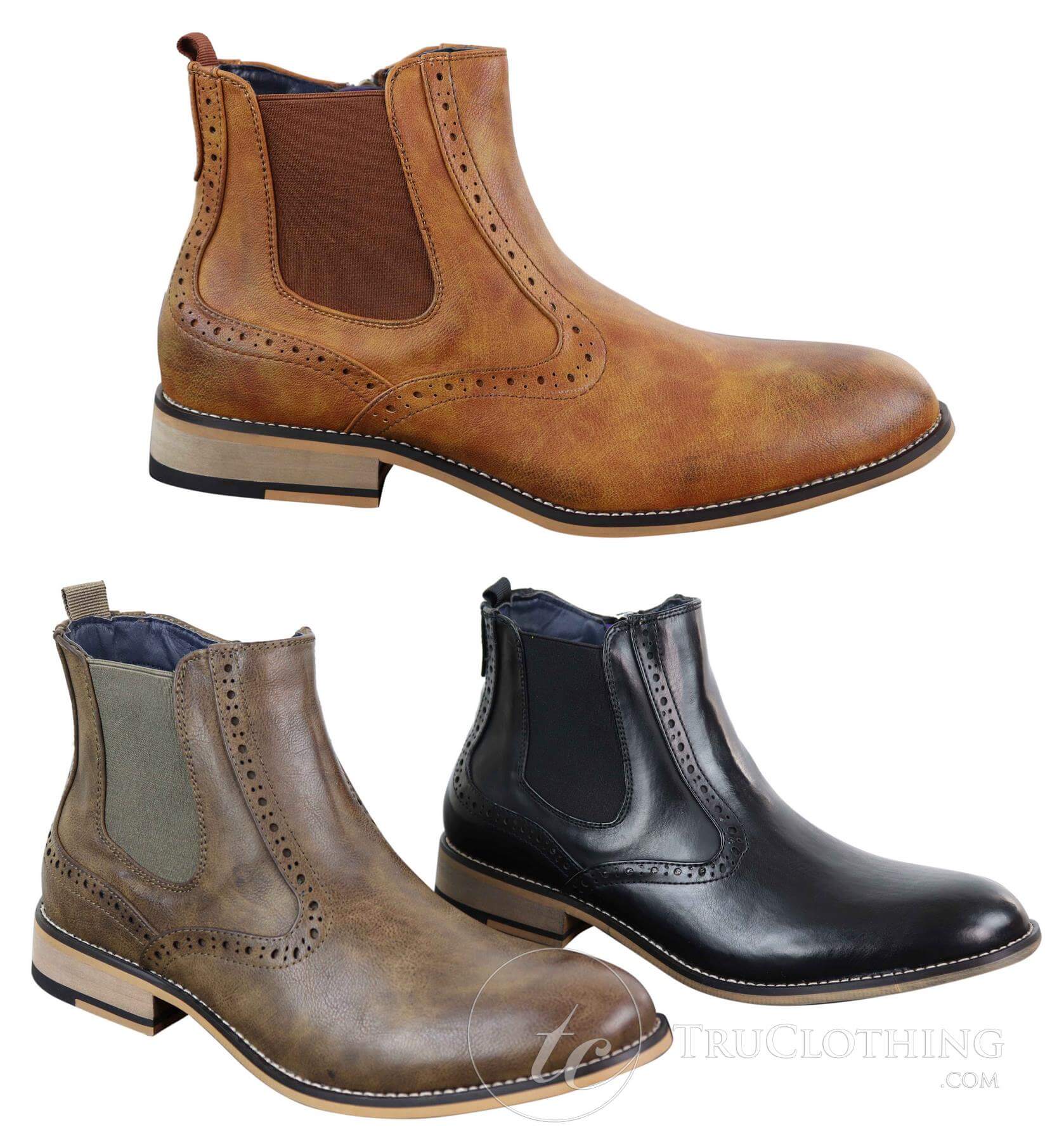 Muške vintage gležnjače brogue - Cavani Fox