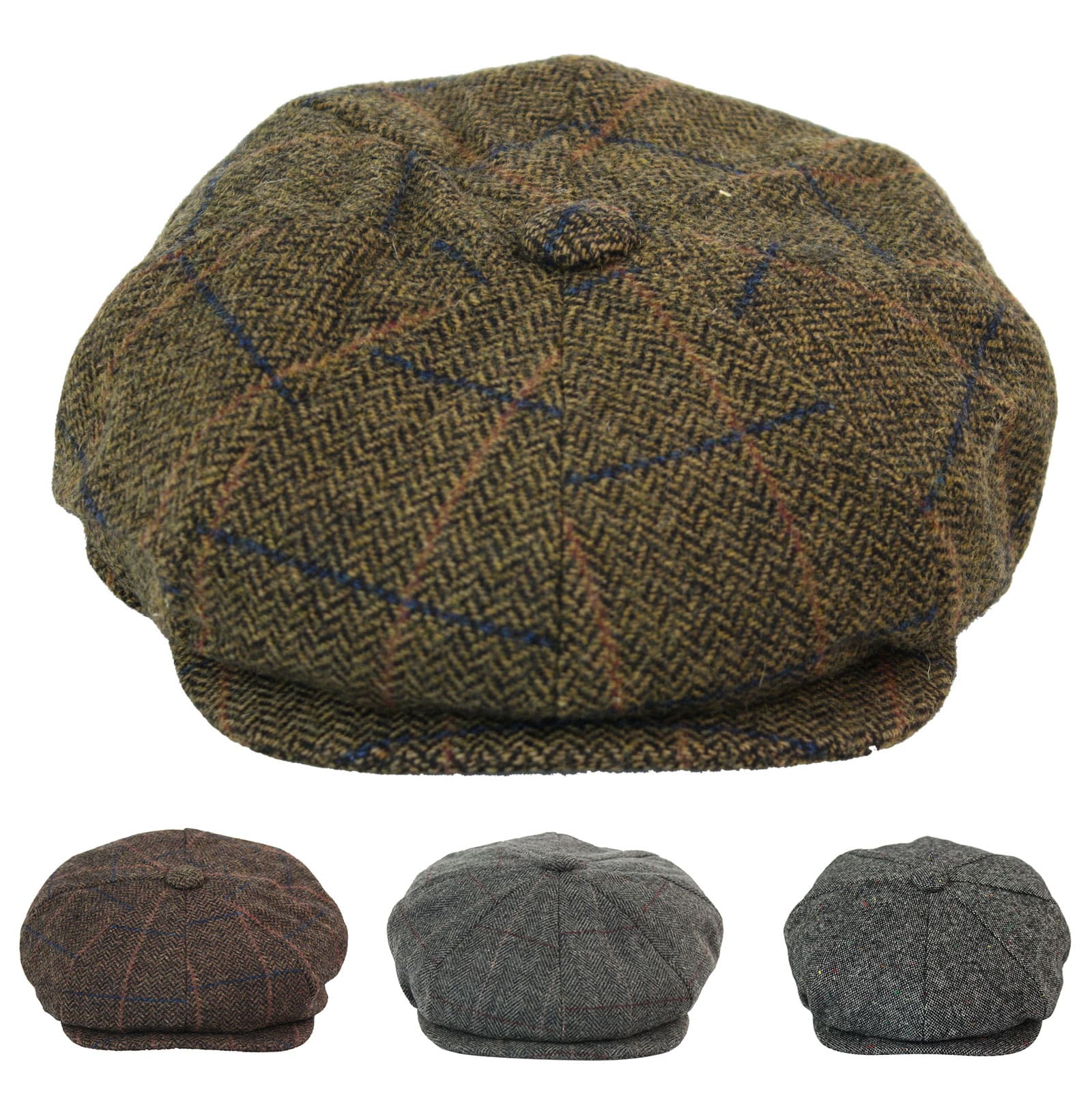 Muški vintage tvid šešir Peaky Blinders