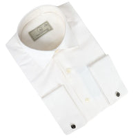 Muška kremasta oxfordska košulja s dvostrukim manžetama