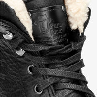 P03 Aviator - Muške crne kožne gležnjače