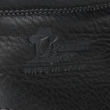 P03 Aviator - Muške crne kožne gležnjače