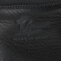 P03 Aviator - Muške crne kožne gležnjače