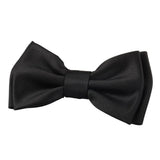 Poklon set za muške manžete s leptir-mašnom, crne boje