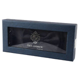 Poklon set za muške manžete s leptir-mašnom, crne boje