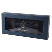 Poklon set za muške manžete s leptir-mašnom, crne boje