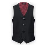 Dječačko crno odijelo od 3 dijela, krojeno, klasično, za vjenčanje, žalost, sprovod