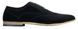 Patron 238 Muške brogue cipele od brušene kože, elegantne, crvene, smeđe, tamnoplave, crne, s vezicama, retro