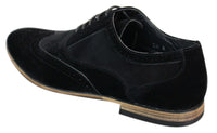 Patron 238 Muške brogue cipele od brušene kože, elegantne, crvene, smeđe, tamnoplave, crne, s vezicama, retro