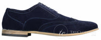 Patron 238 Muške brogue cipele od brušene kože, elegantne, crvene, smeđe, tamnoplave, crne, s vezicama, retro