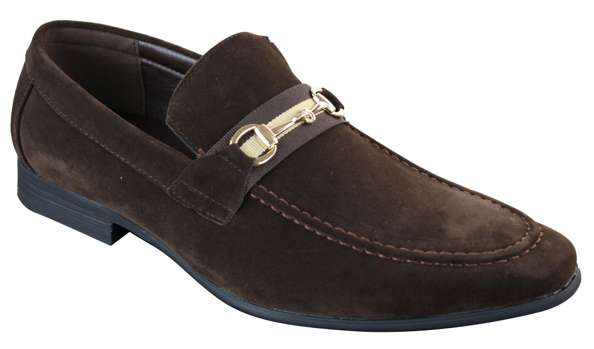 Patron 239 Suede Muške cipele od brušene kože s kopčom Slip-on mokasine elegantne ležerne tamnoplave smeđe crne PU