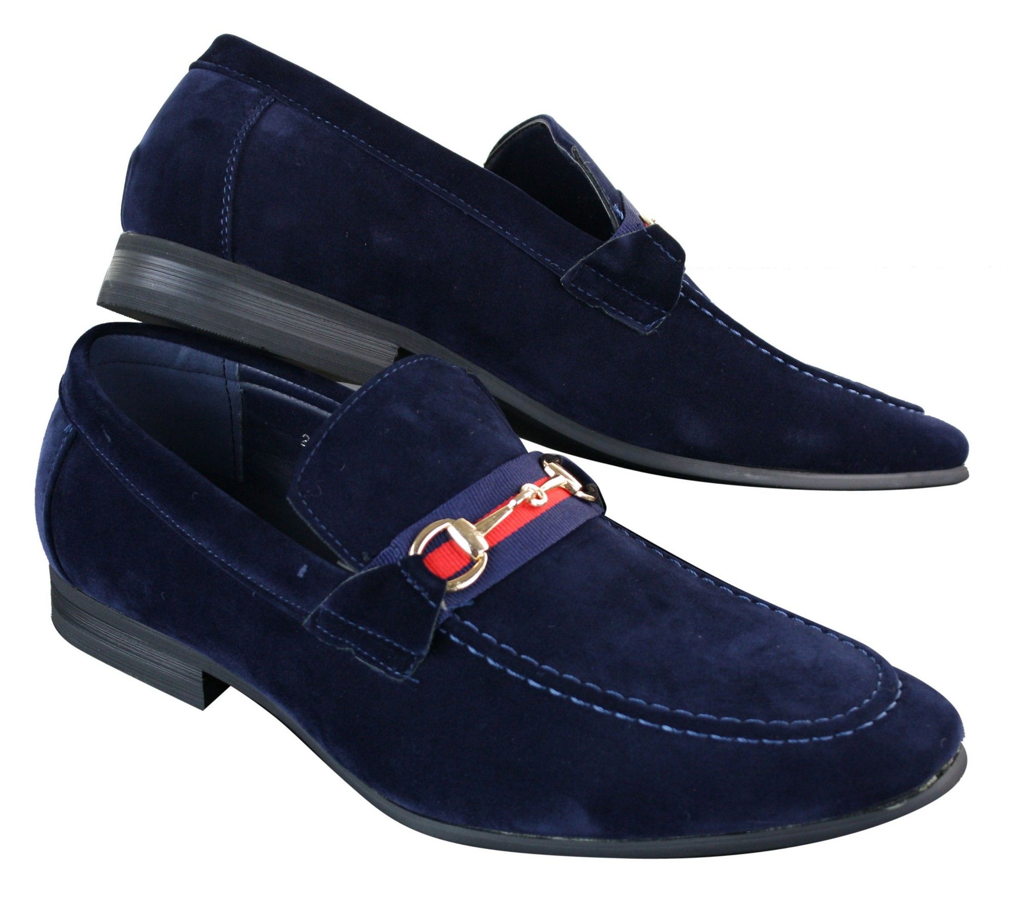Patron 239 Suede Muške cipele od brušene kože s kopčom Slip-on mokasine elegantne ležerne tamnoplave smeđe crne PU