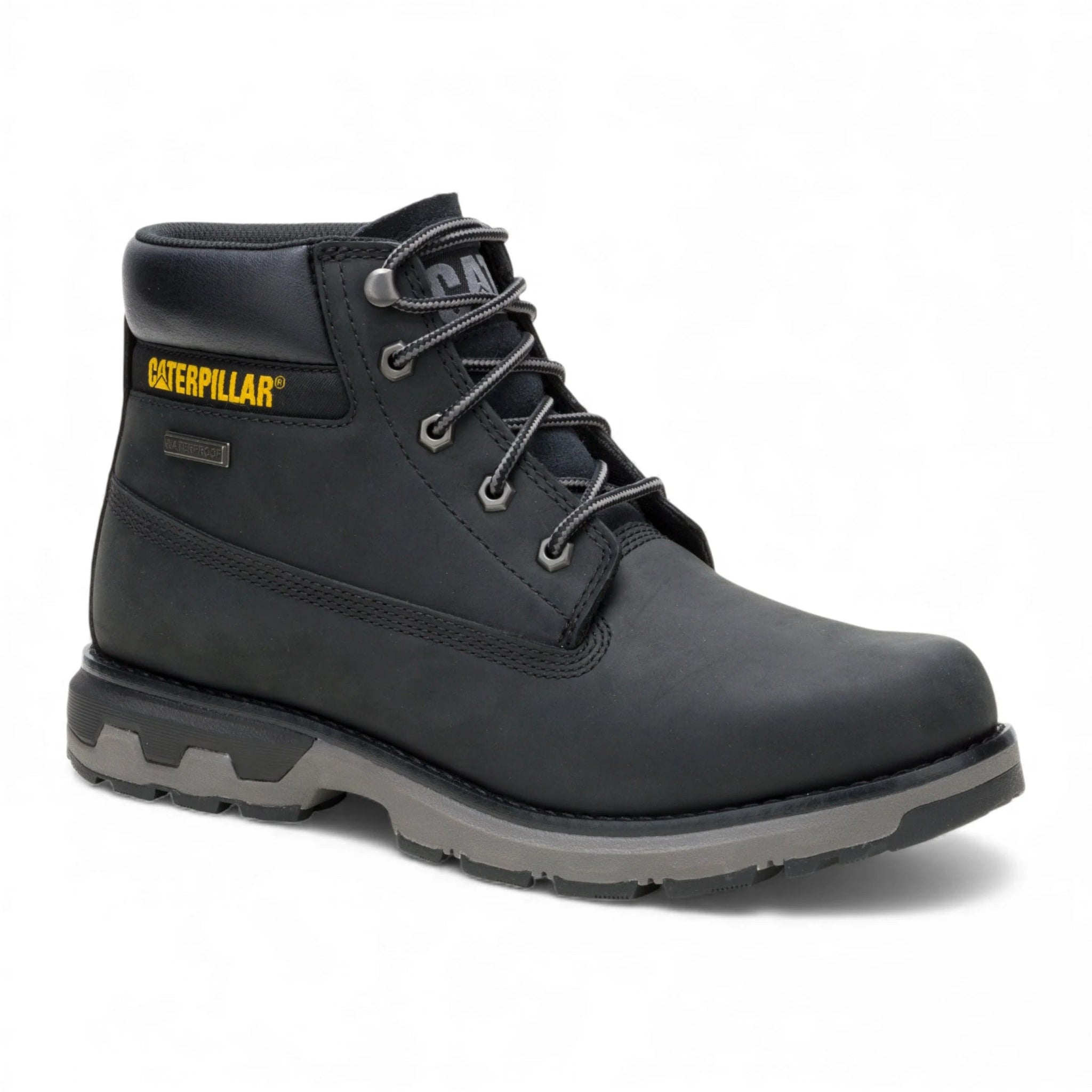 Pursue - Muške crne kožne gležnjače za planinarenje