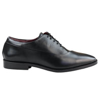 Muške Derby cipele s vezicama od prave kože, elegantne, formalne, klasične, crne