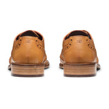 Muške brogue cipele s vezicama, klasično krojenje, smeđe, vintage, formalne, elegantne