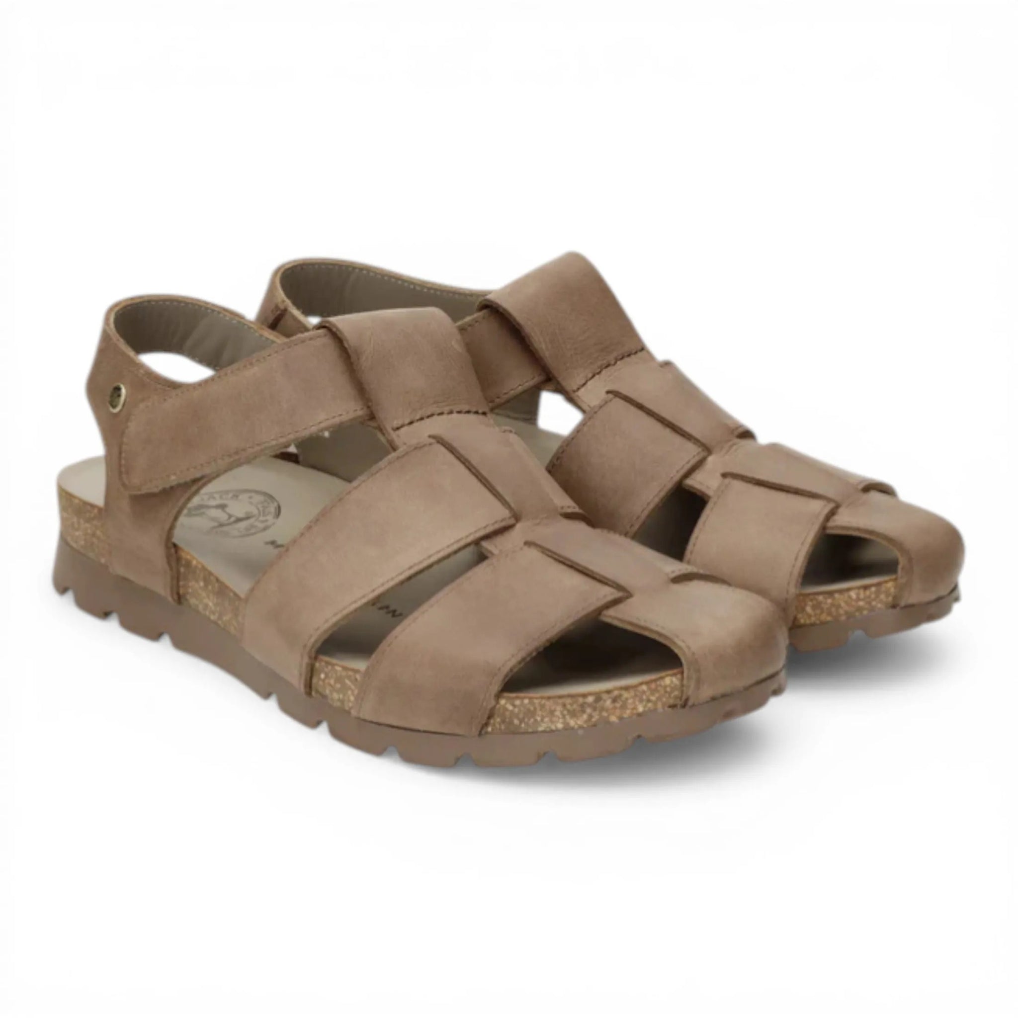 Stanley C8 - Muške vodootporne sandale od kože boje taupe