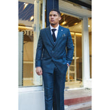 STZ93 - Muško zeleno odijelo s dvostrukim kopčanjem