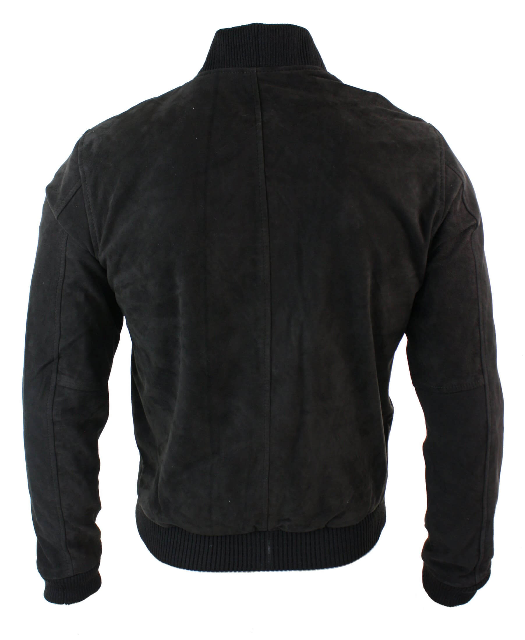 Muška bomber jakna od prave kože s antilopom, klasična retro vintage, smeđa