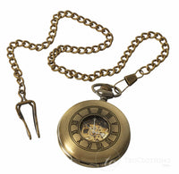 Automatski mehanički vintage džepni sat - zlatni