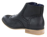 Muške Peaky Blinders brogue čizme s patentnim zatvaračem