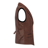 WS-12 - Ženski tvid odijelo prsluk riblja kost vuna rđasto smeđa