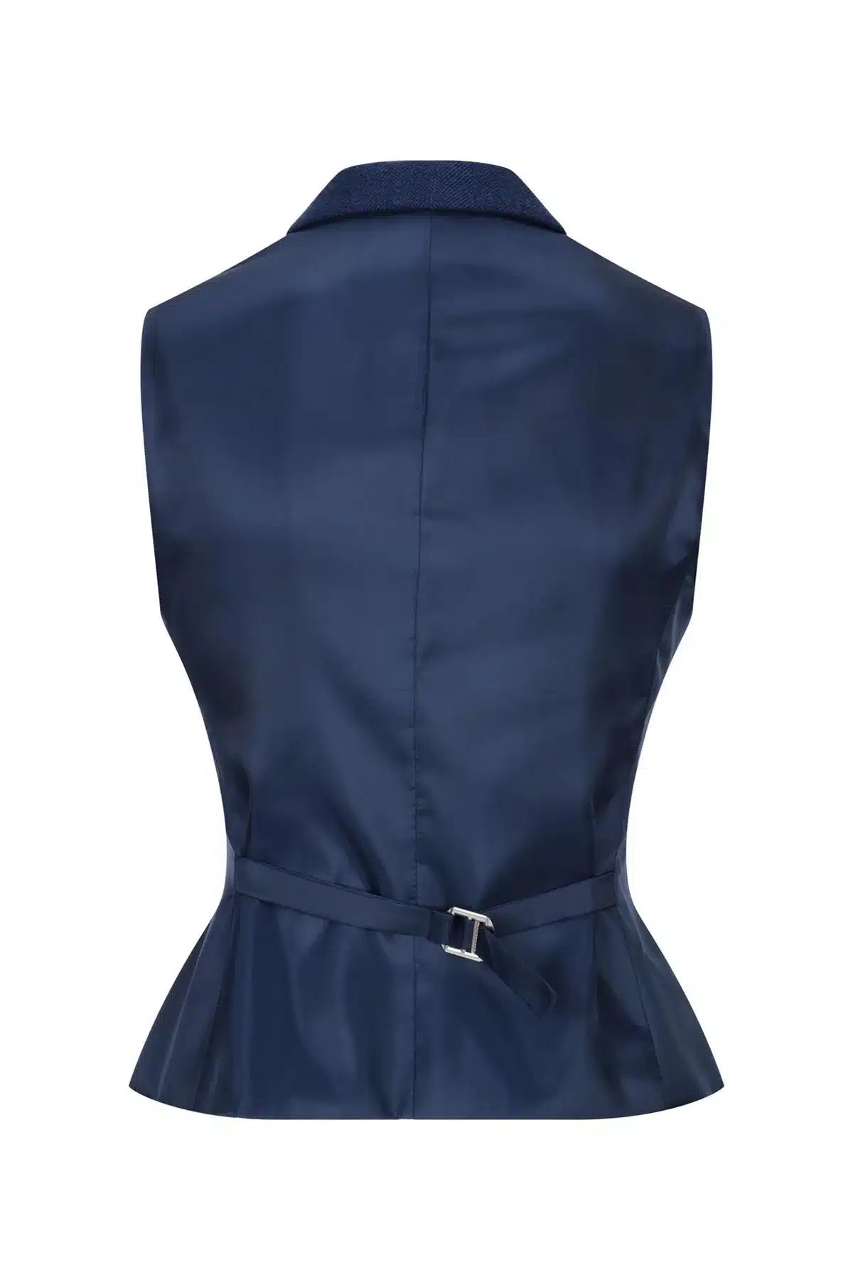 Ženski tvid prsluk s uzorkom riblje kosti, tamnoplavi, vintage, klasični Gatsby Blinders iz 1920-ih