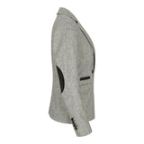 wsn03 - Ženski tvid sivi sako s motivom Elow Patch Peaky 1920-ih