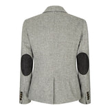 wsn03 - Ženski tvid sivi sako s motivom Elow Patch Peaky 1920-ih